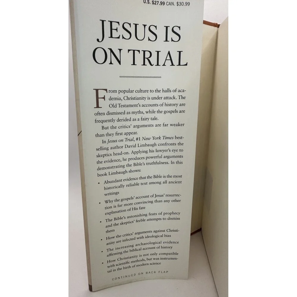 Jesus on Trial: A Lawyer Affirms the Truth of the Gospel by Limbaugh, David‎